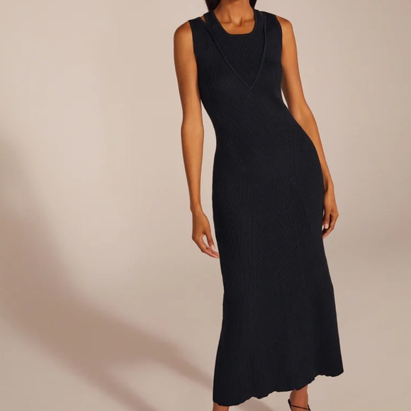 Favorite Daughter Dresses & Skirts - NWT Favorite Daughter Gemini Knit Dress Black Size XL